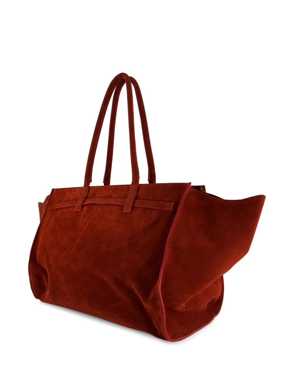 Benedetta Bruzziches Mame weekend goudkleurige shopper Rood