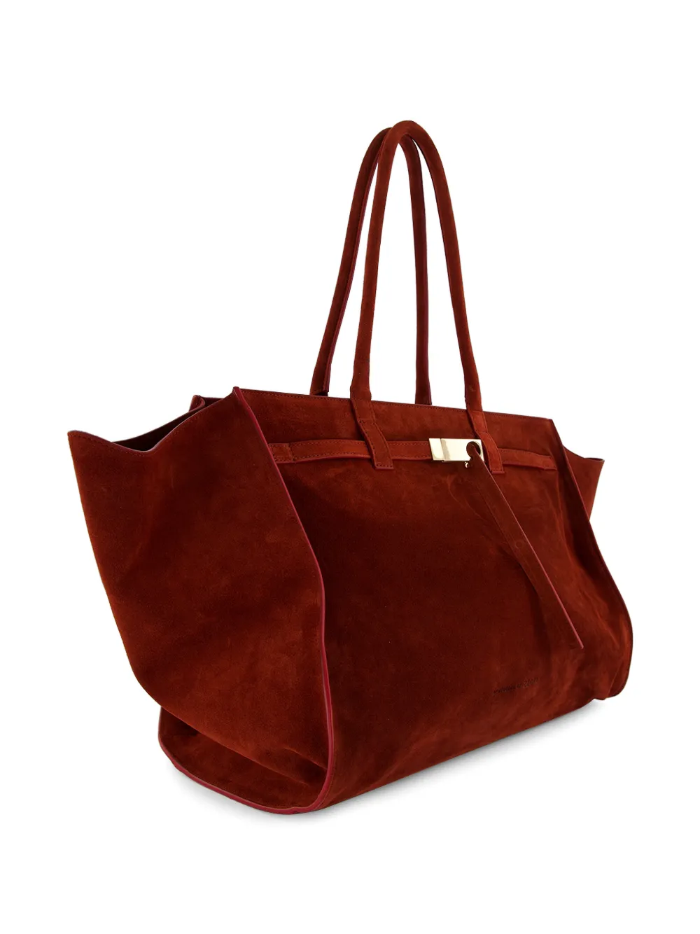 Benedetta Bruzziches Gold-tone Mame Weekend Tote Bag - Red 