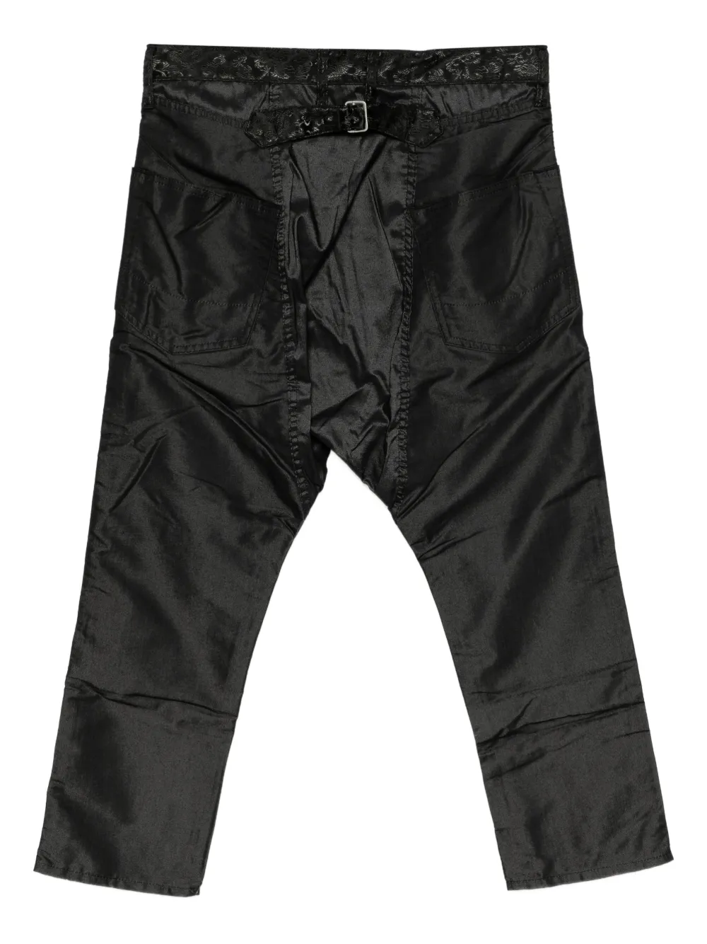 Junya Watanabe MAN Broek met jacquard - Zwart