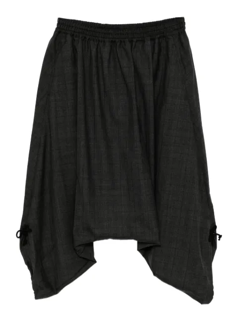 Junya Watanabe MAN checked drop-crotch trousers