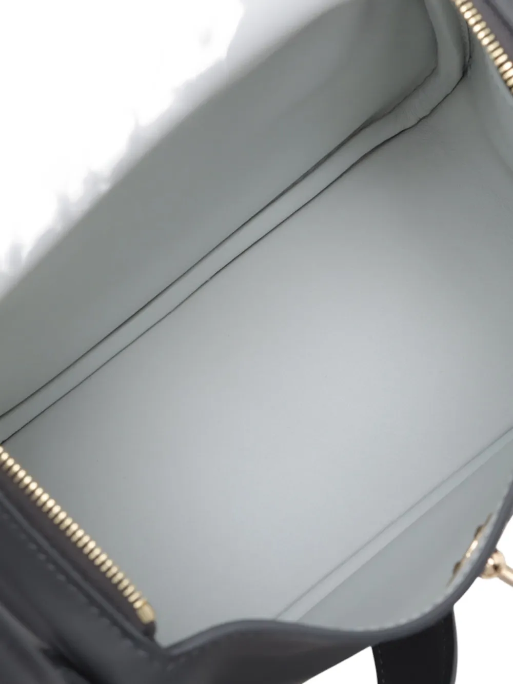 Pre-owned Hermes 2024 Mini Swift Lindy Verso 20 Satchel In Gray