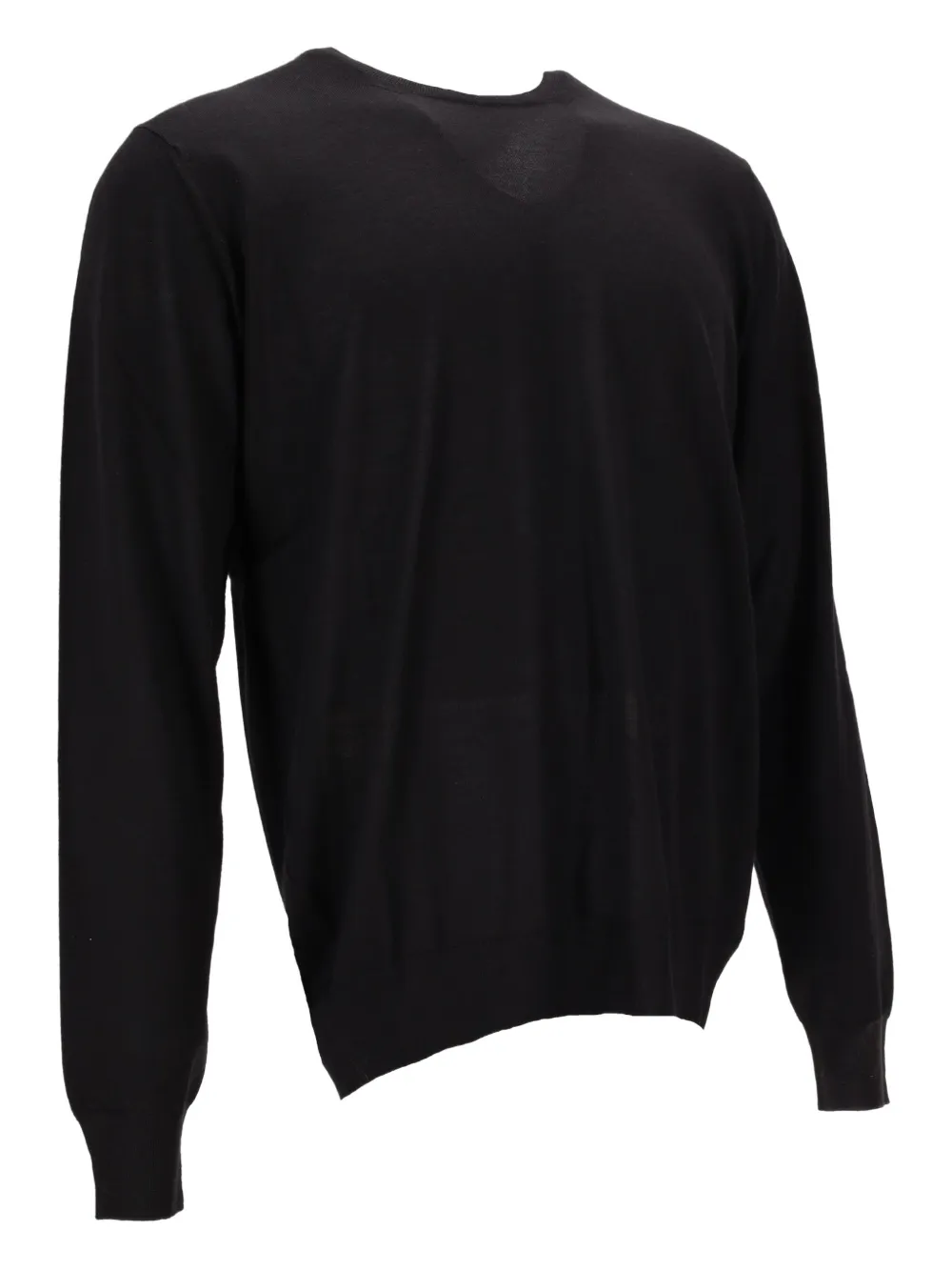 LA ROSE Kasjmier gebreide trui - Zwart