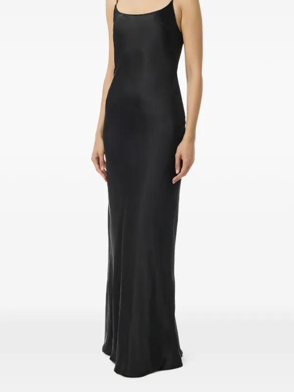 maxi dress with chain straps Nissa Knot Chain-strap Maxi Dress