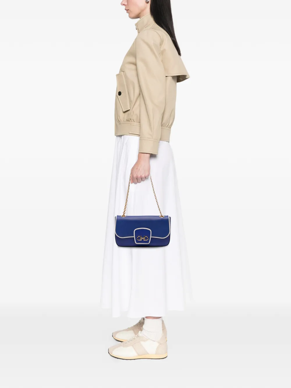 Ferragamo Pre-Owned sac porté épaule Gancini Rory Chain (2021-2025) | Pre-owned | Image 2