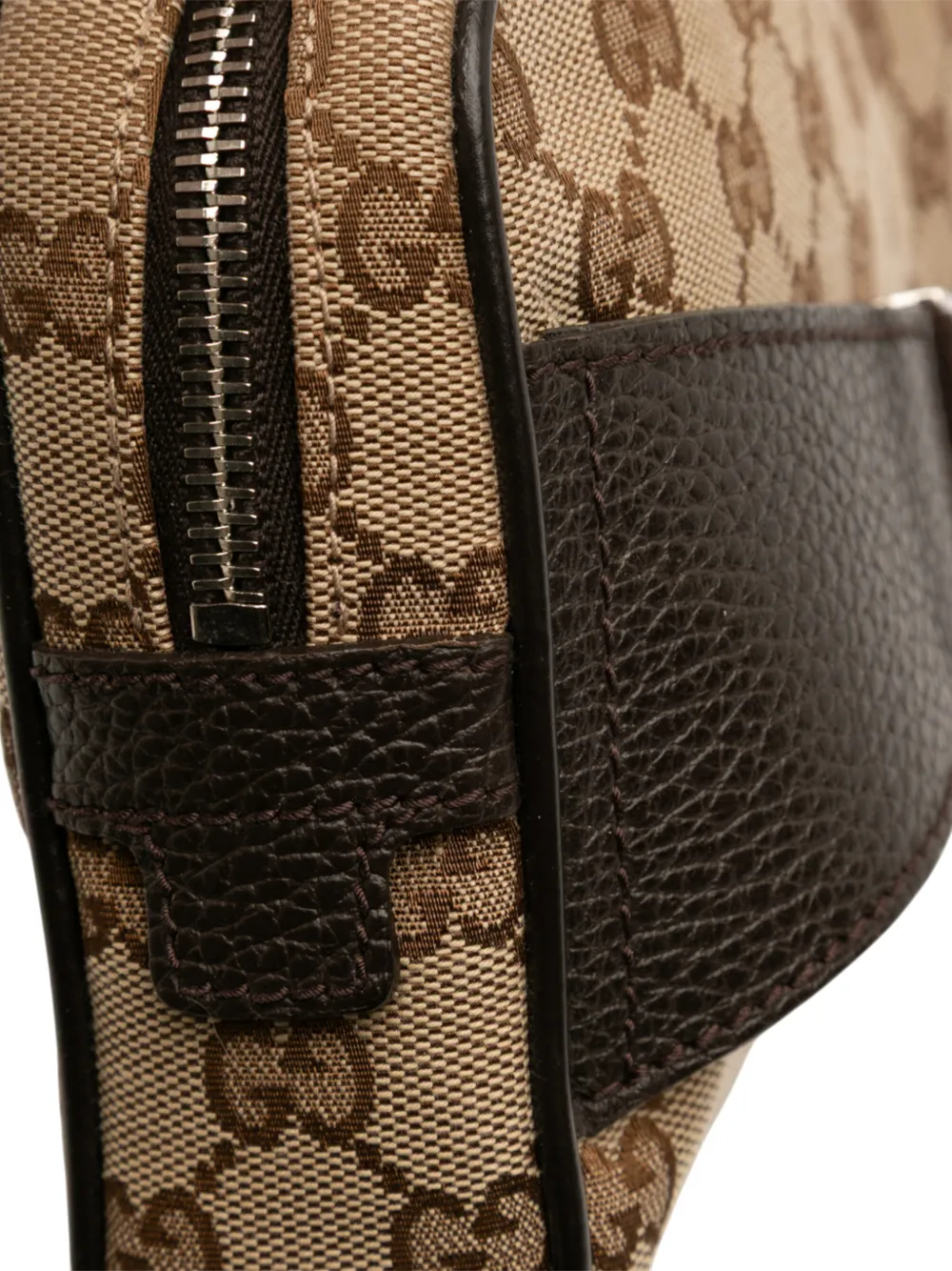 GUCCI Pre-owned 2016-2025 Gg Canvas Belt Bag In Brown