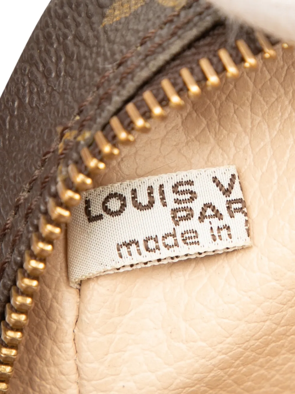 Pre-owned Louis Vuitton 1987 Monogram Trousse Toilette 23 Clutch Bag In Brown