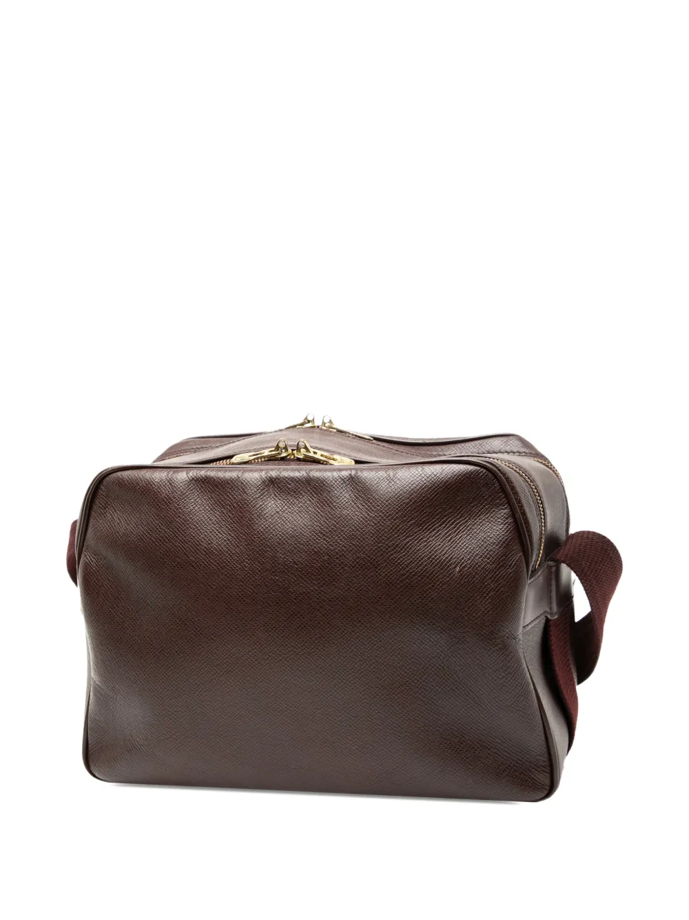 LOUIS VUITTON Pre-owned 1998 Taiga Reporter Pm Crossbody Bag In Red