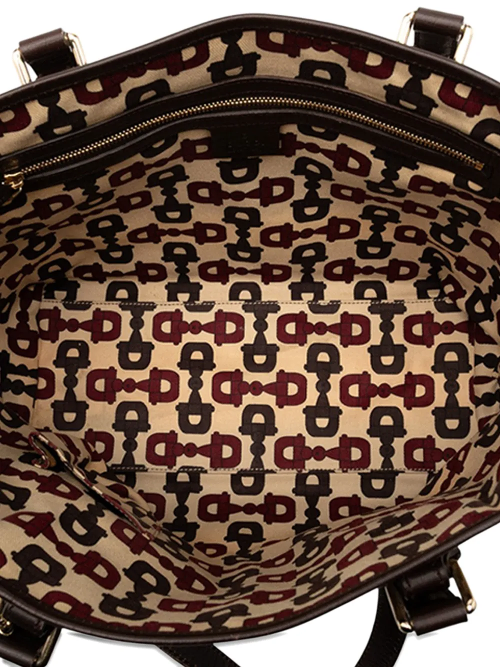 Pre-owned Gucci 2000-2015 Gg Canvas Jolicoeur Tote Bag In Brown