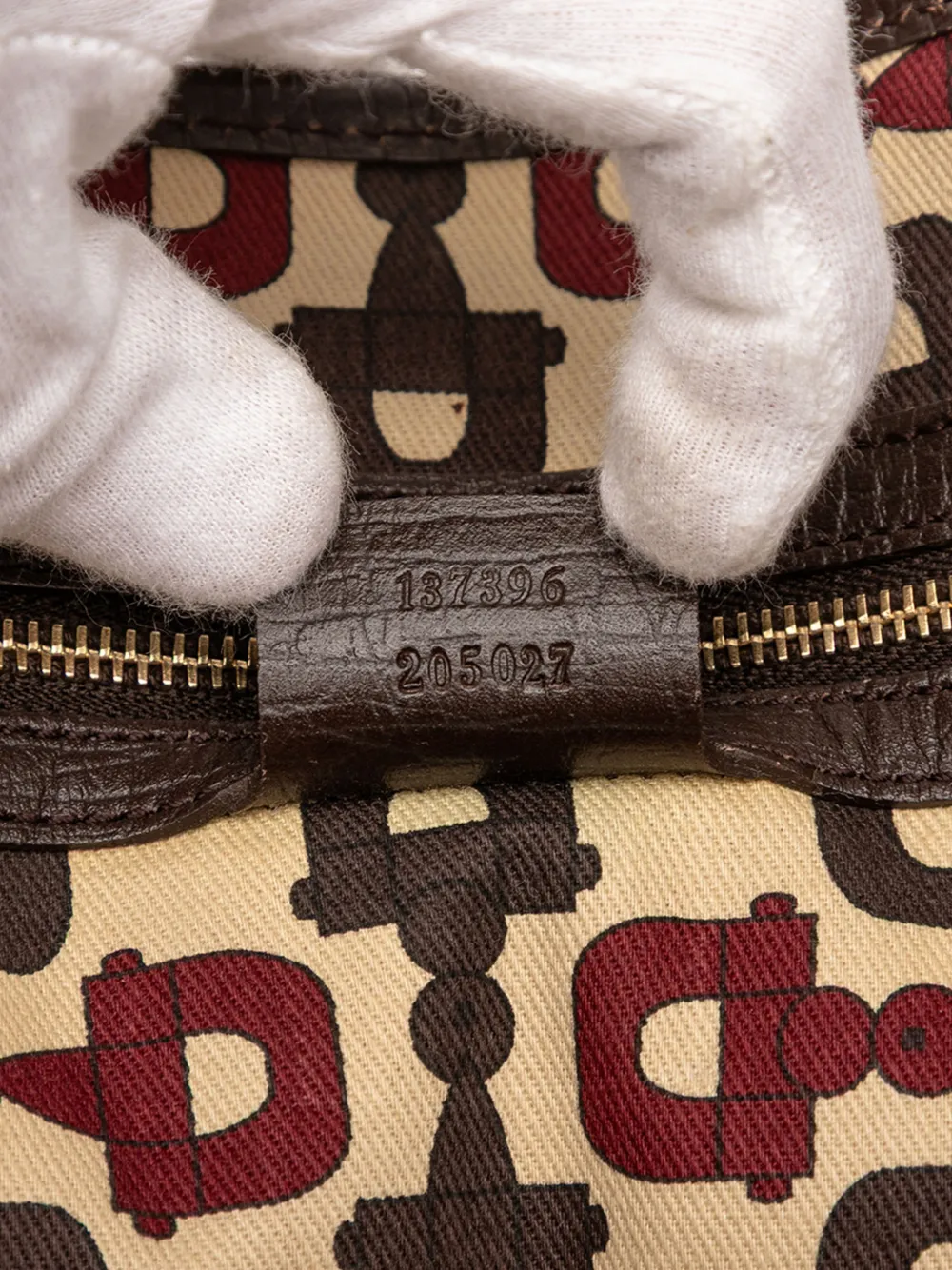 Pre-owned Gucci 2000-2015 Gg Canvas Jolicoeur Tote Bag In Brown