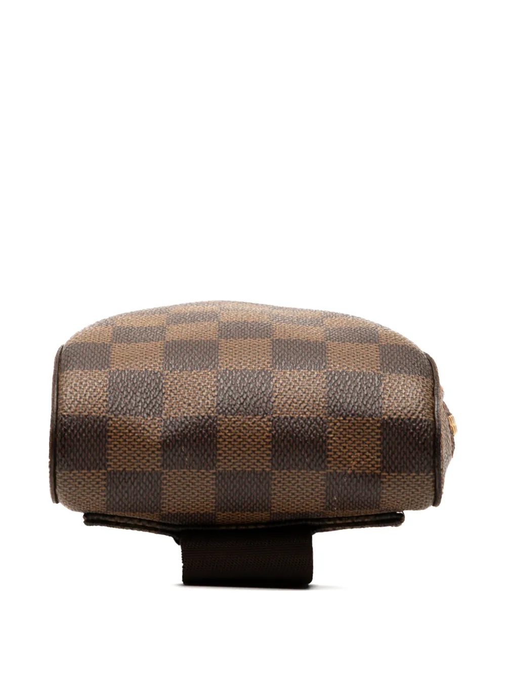 Click to view more detailed imagery on our partner's website Pre-owned Louis Vuitton 2005 Damier Ebene Geronimos Crossbody Bag In Brown