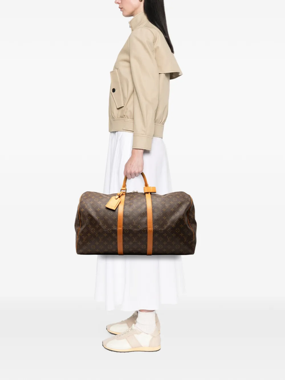 Louis Vuitton Pre-Owned 1993 Monogram Keepall 55 travel bag | Pre-Owned | Image 2