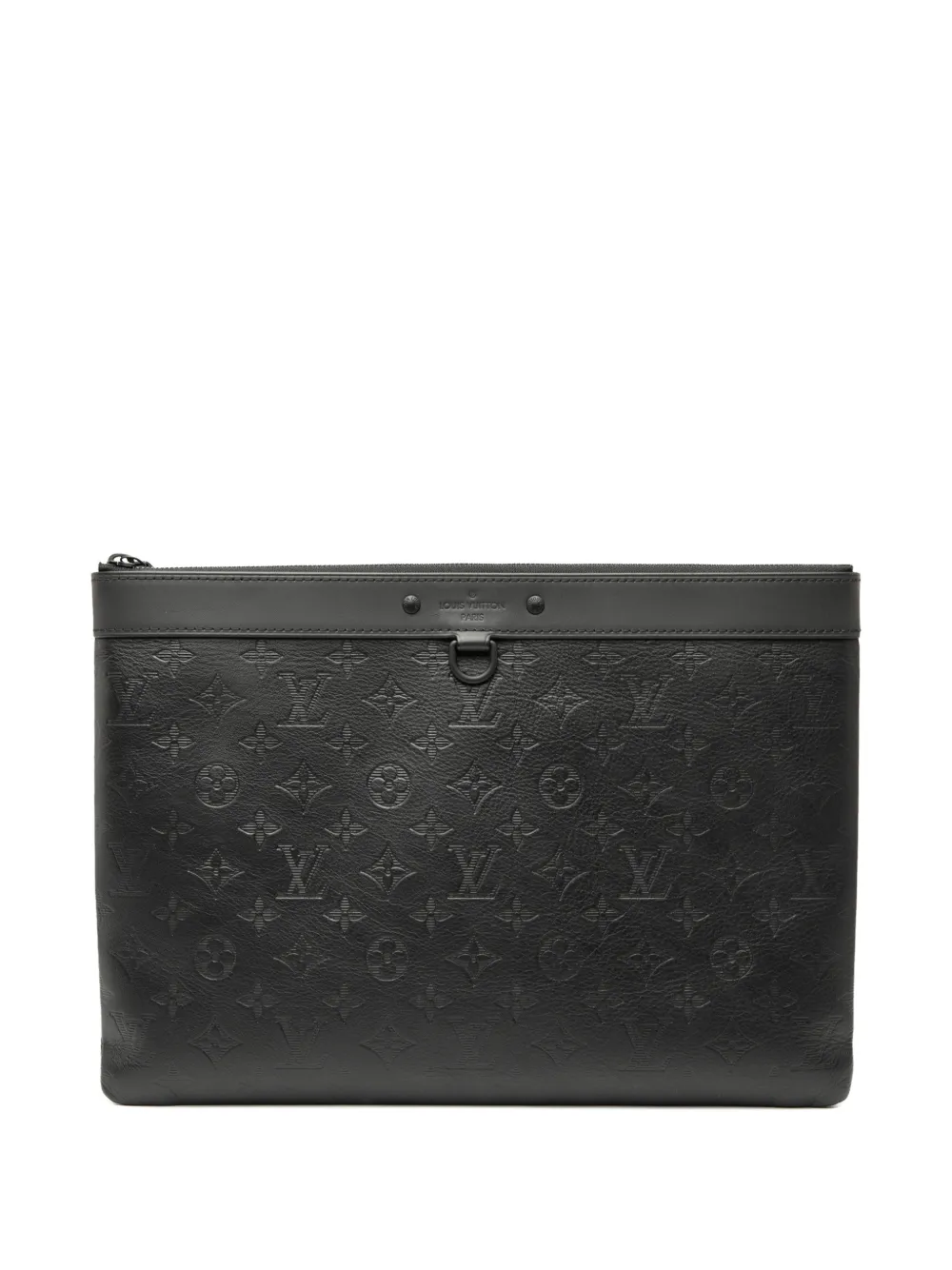 Louis Vuitton Pre-Owned 2019 모노그램 섀도 디스커버리 포쉐트 클러치 | 블랙 | Image 1