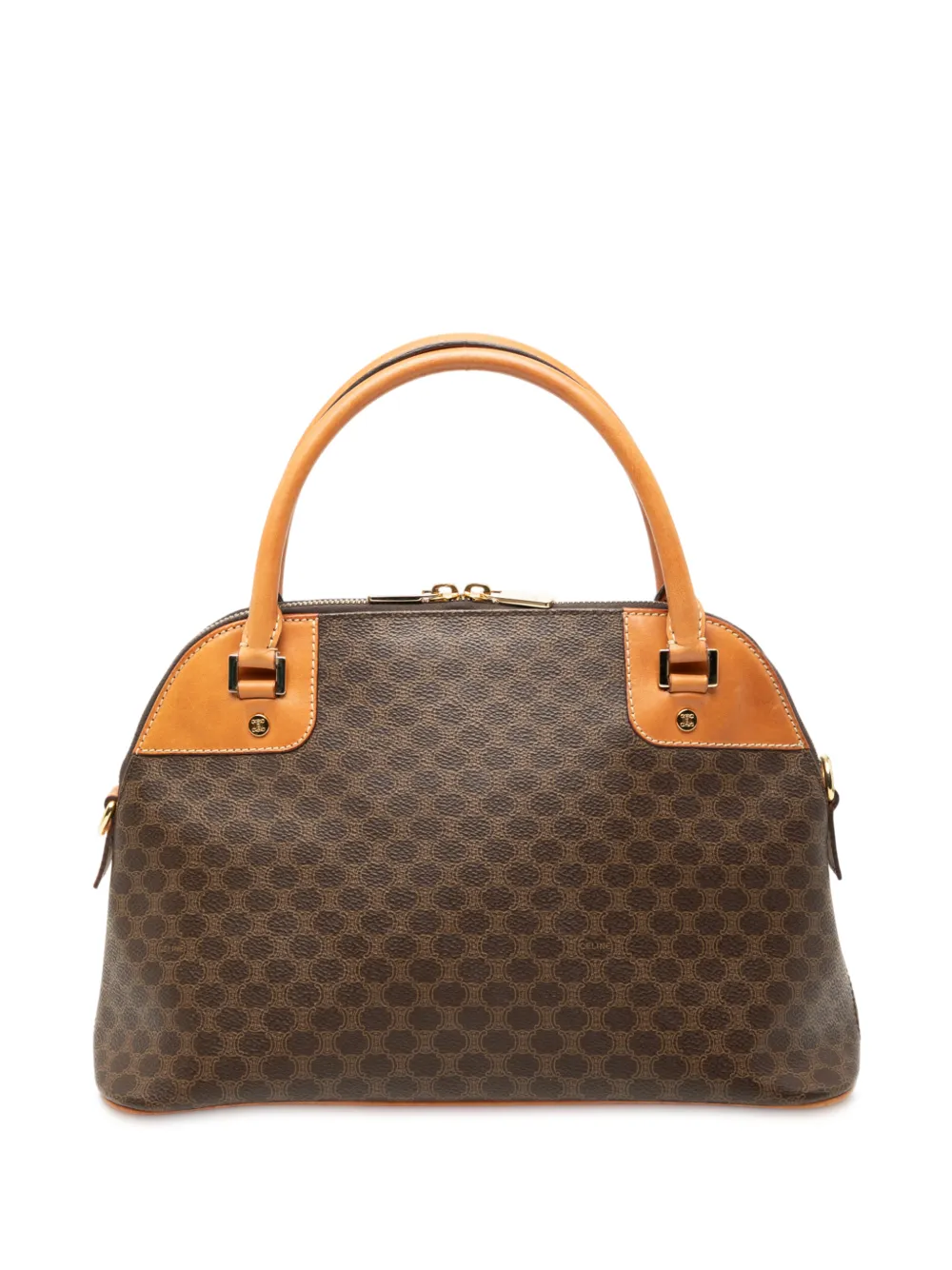 Celine Pre-Owned 2000 Macadam Dome Satchel-Tasche | Braun | Image 1