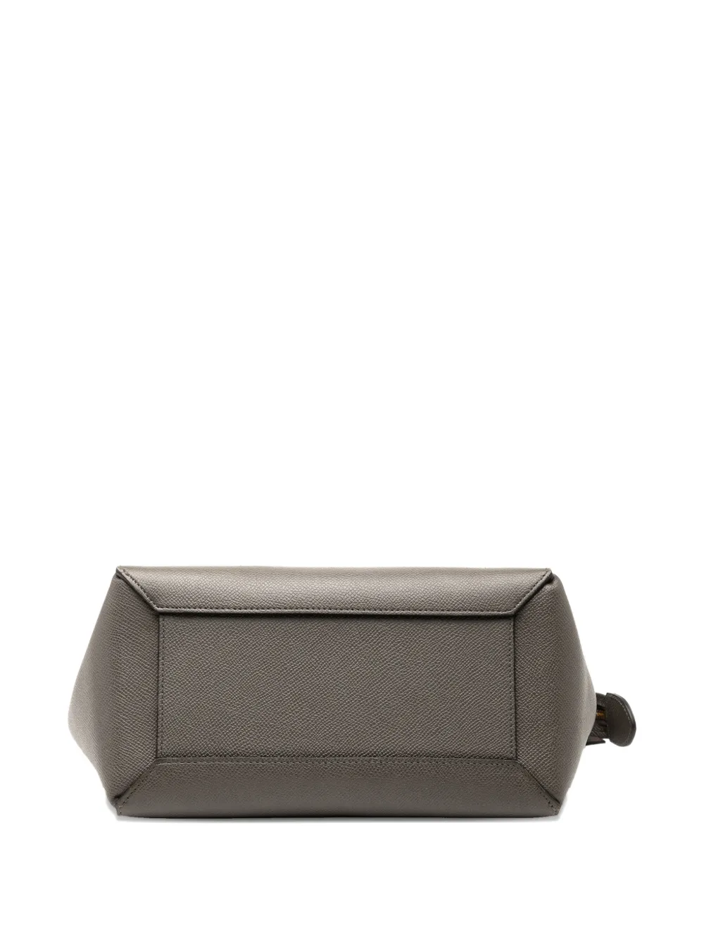 Pre-owned Celine 2019 Micro Grained Calfskin Belt Bag Satchel In Gray