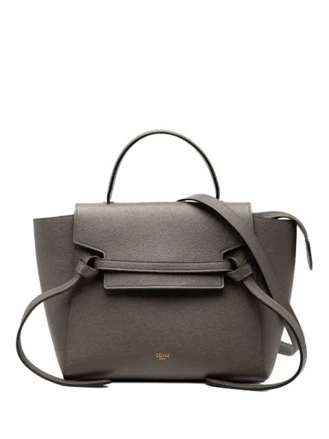 Celine Pre-Owned bolsa satchel   micro de piel de becerro granulada 2019