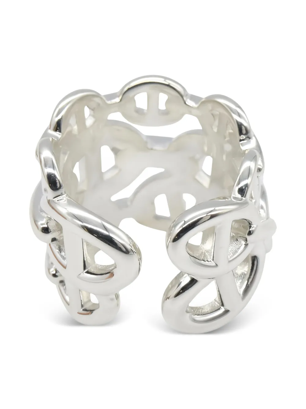 Hermès Pre-Owned 2010s Enchene GM chain ring | Men | Image 2