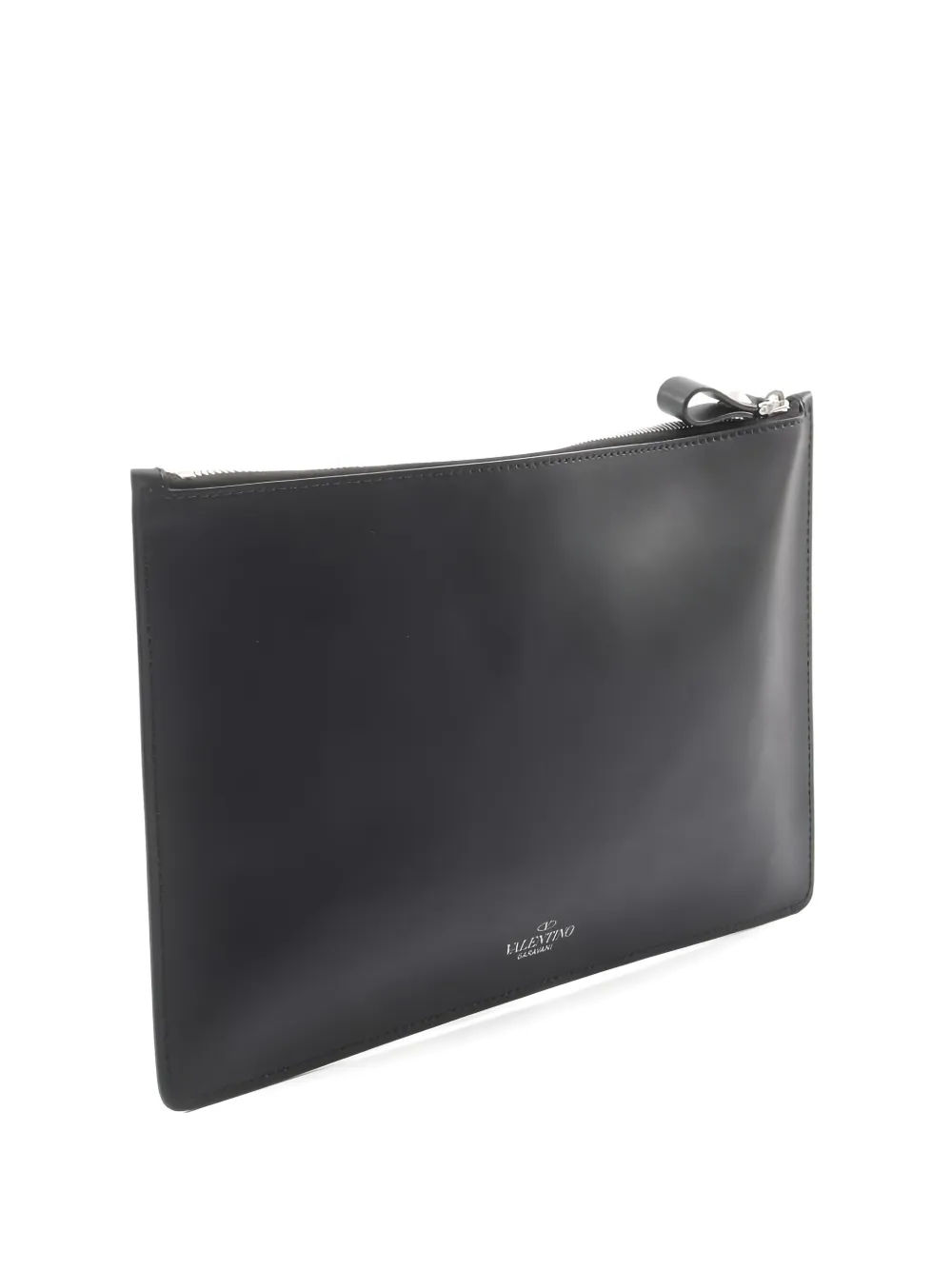 Valentino Garavani Pre-Owned 2010s always leather clutch bag - Nero