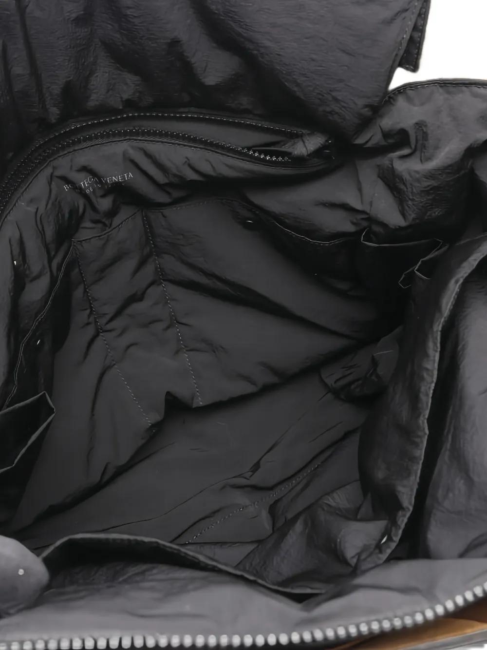 BOTTEGA VENETA Pre-owned 2010s The Arco Large Intrecciato Leather Tote Bag In Black