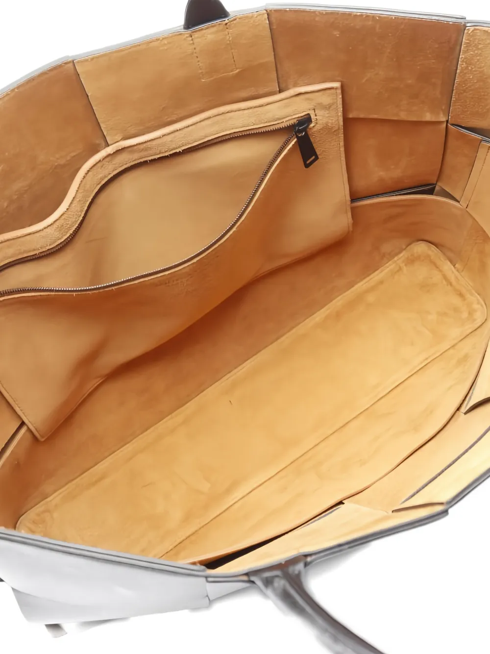 BOTTEGA VENETA Pre-owned 2010s The Arco Large Intrecciato Leather Tote Bag In Black