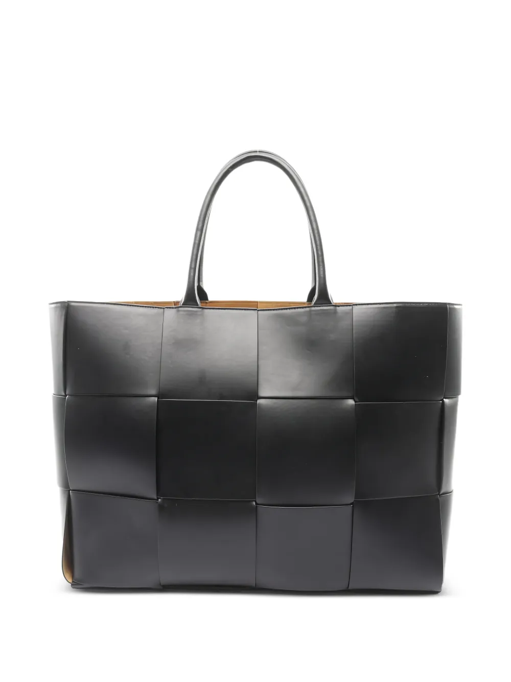 Bottega Veneta Pre-Owned 2010s The Arco Large intrecciato leather tote bag | Black | Image 1