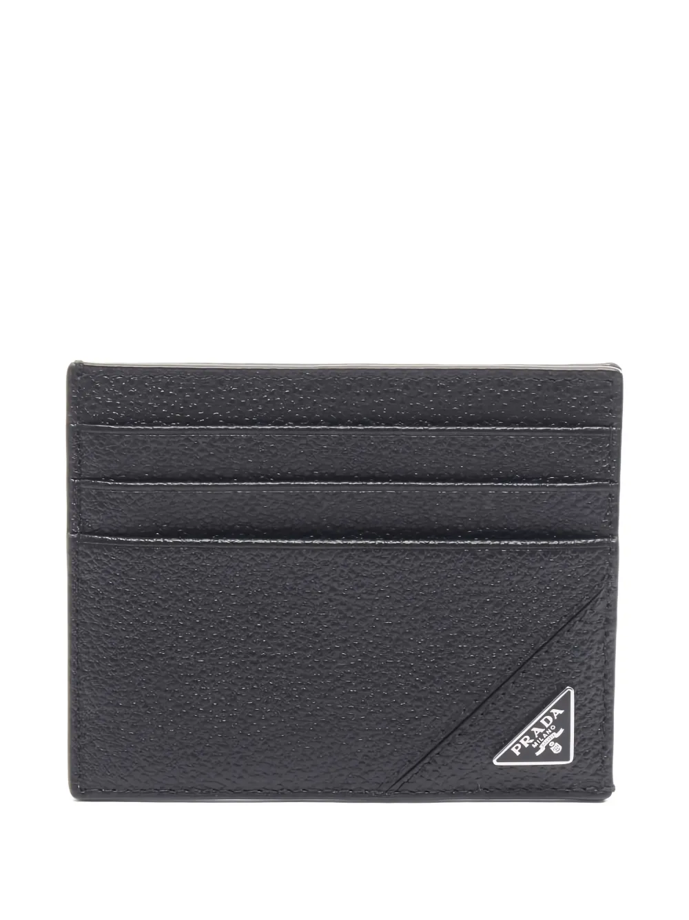 Prada Pre-Owned 2020s triangle logo wallet | Black | Image 1
