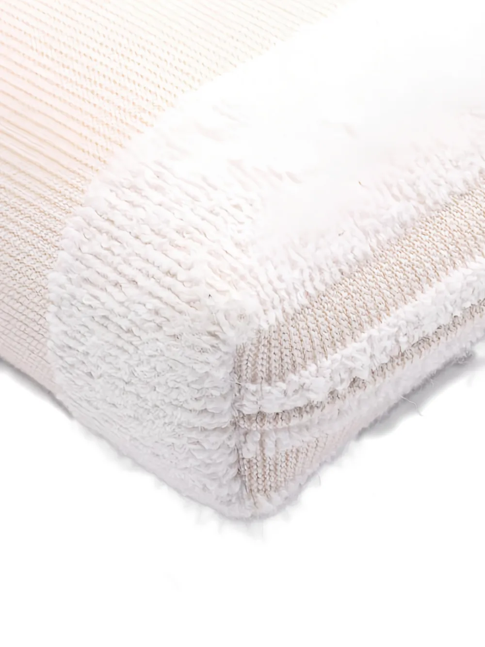 Pre-owned Givenchy 2010s Logo Striped Clutch Bag In Neutral