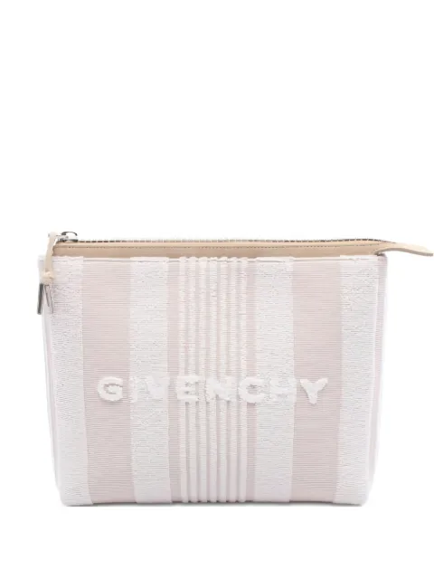 Givenchy Pre-Owned bolsa de mano con motivo de rayas y logo 2010