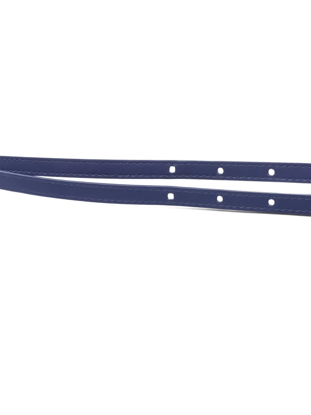 Pre-owned Balenciaga 2010s Logo Hardware Leather Belt In Blue