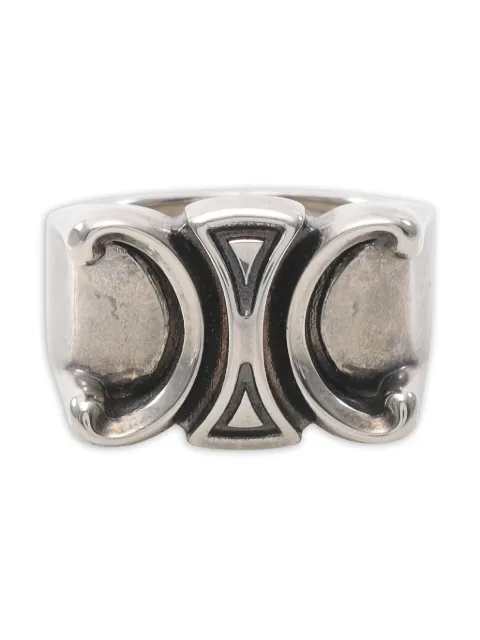 Celine Pre-Owned 2010s chunky triomphe ring