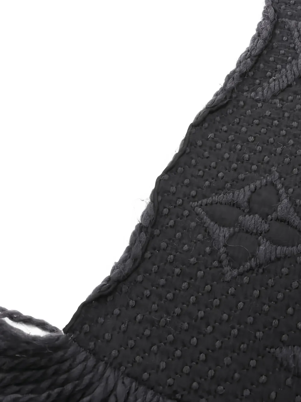 Louis Vuitton Pre-Owned 2016 logomania fringed scarf | Image 2