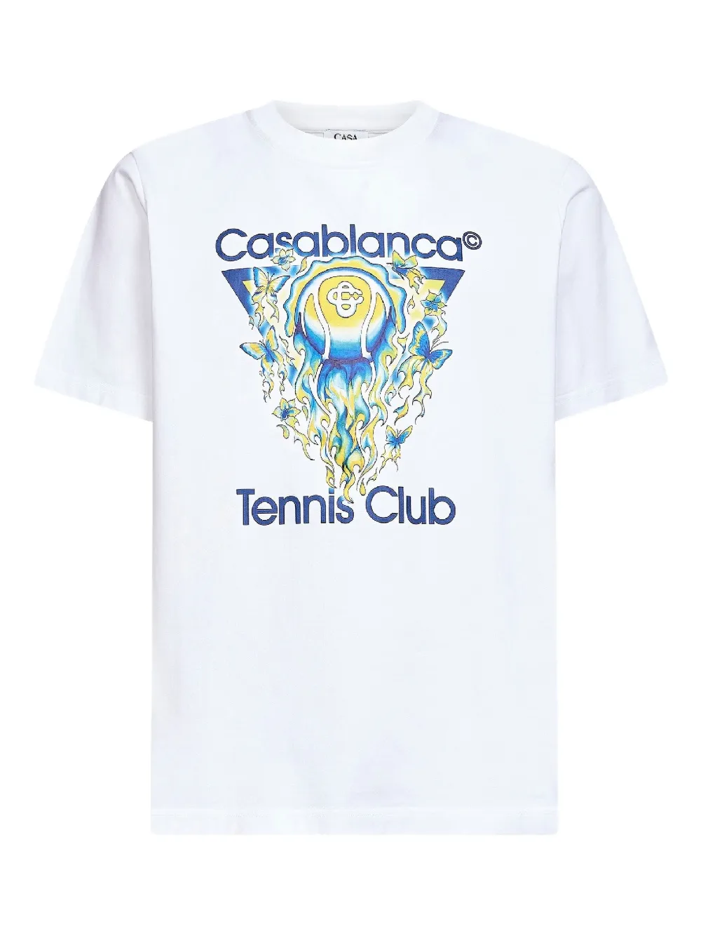 Casablanca Tennis Club graphic-print T-shirt | White | Image 1