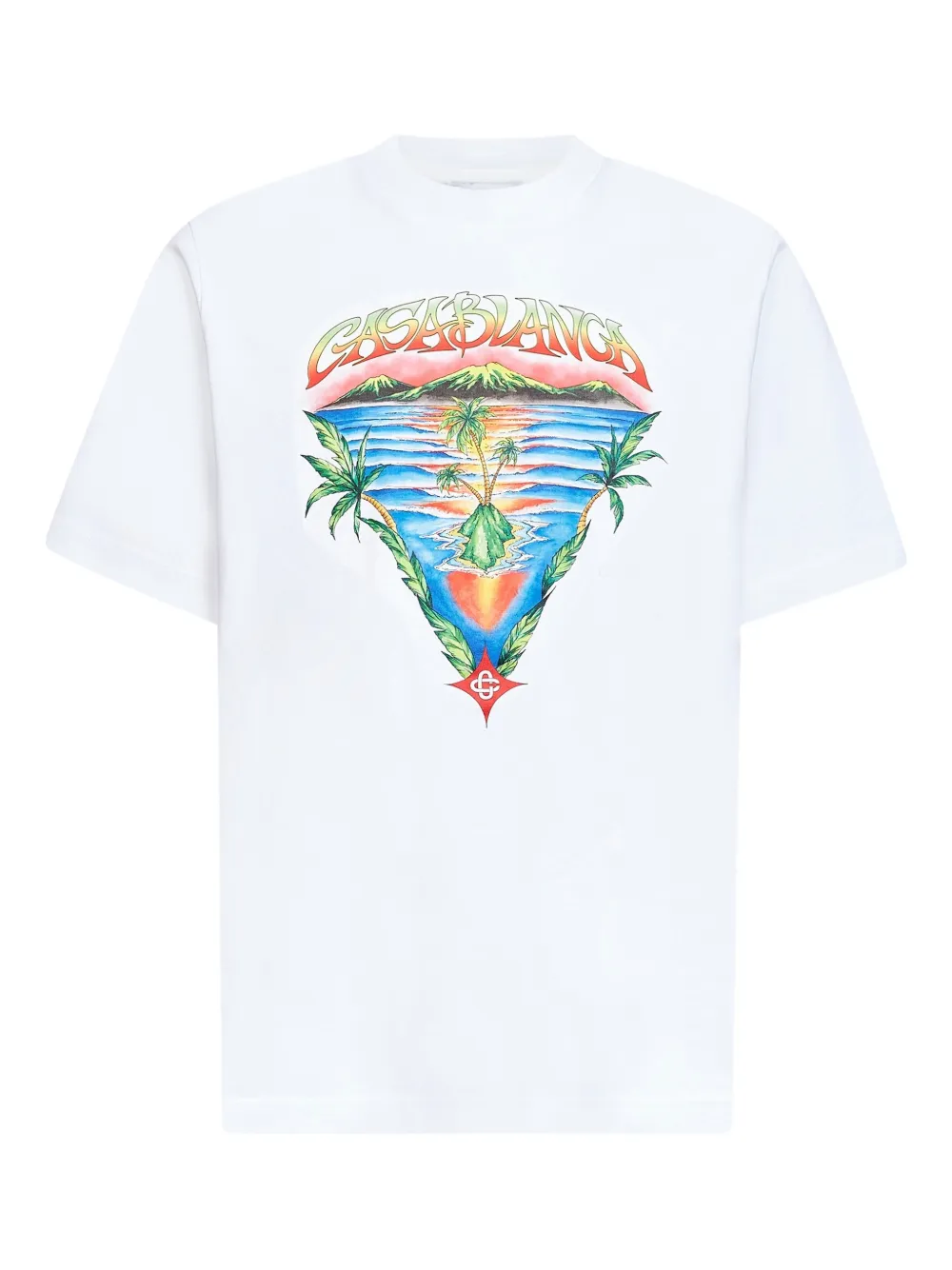Casablanca Innocence Triangle T-shirt | blanco | Image 1