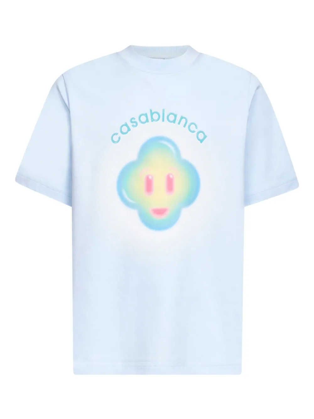 Casablanca playera Airbrush Smiley | azul | Image 1
