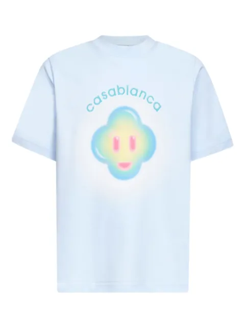 Casablanca Airbrush Smiley logo T-shirt
