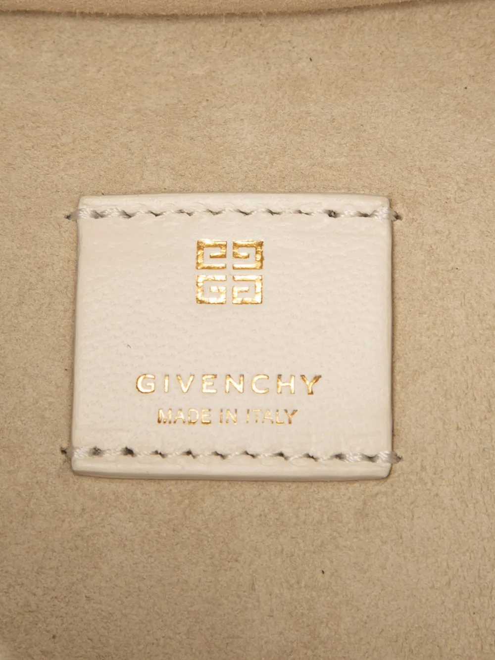 Pre-owned Givenchy 2010-2025 Mini Shearling G Hobo Bag In White