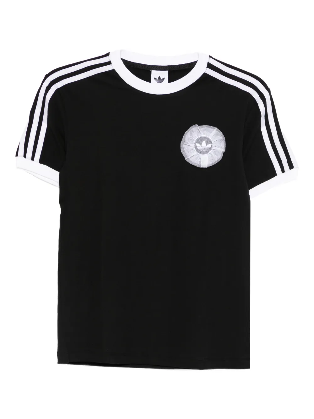 adidas appliqué-detail short-sleeve T-shirt - Nero