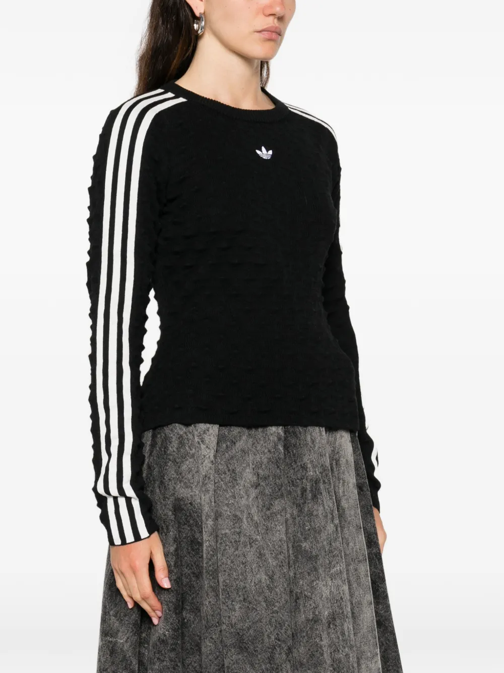 adidas Trui met hoge hals Zwart