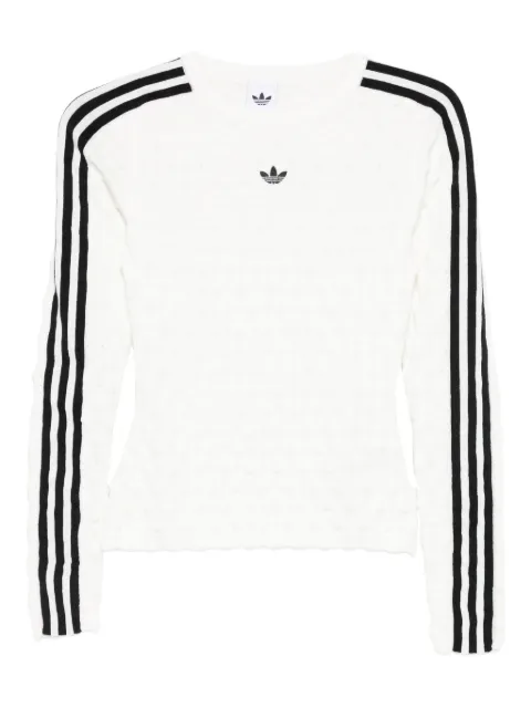 adidas suéter con detalle del logo
