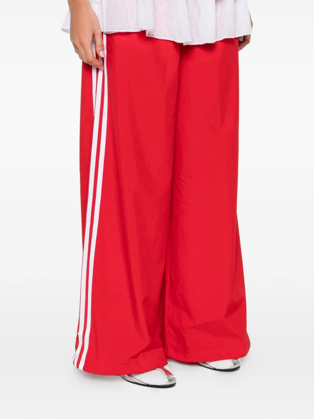 Layered Striped Trousers