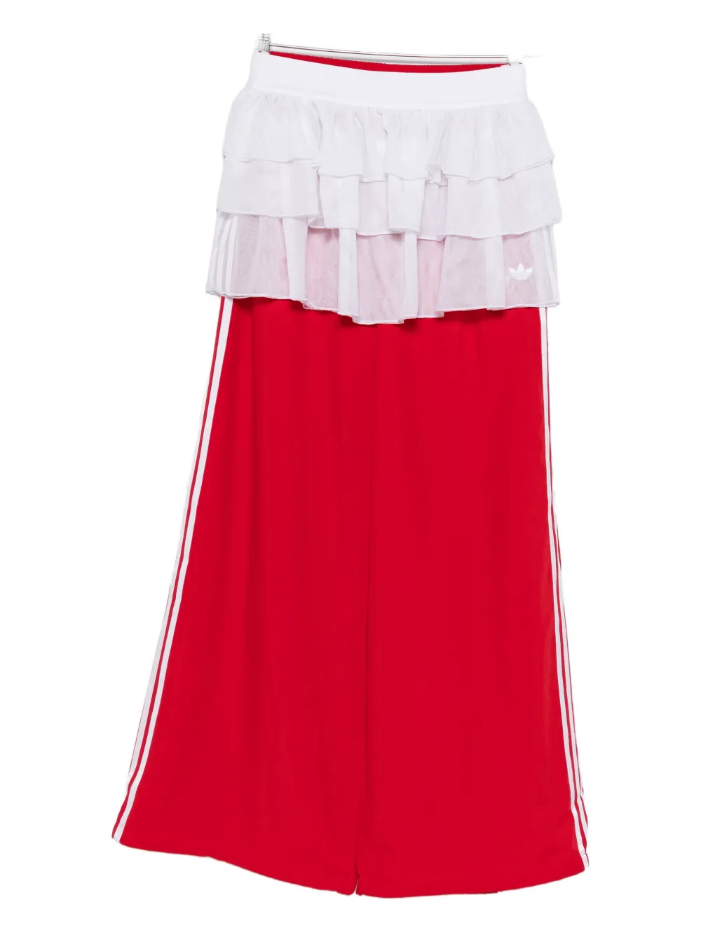 adidas layered striped trousers - Rosso