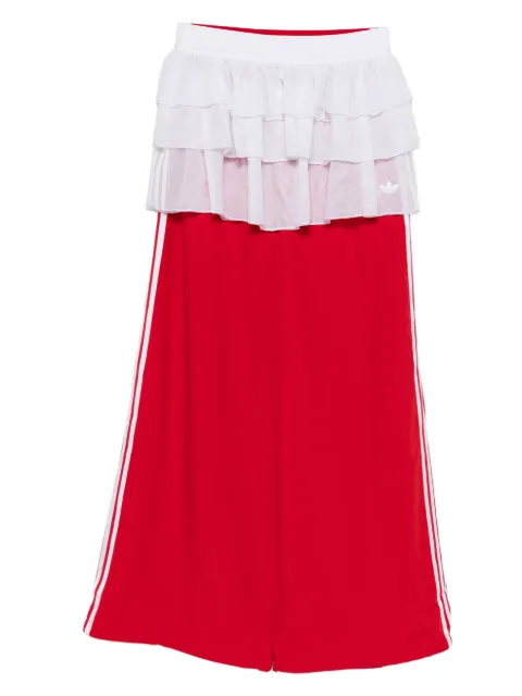 adidas pantalones a capas con motivo de rayas