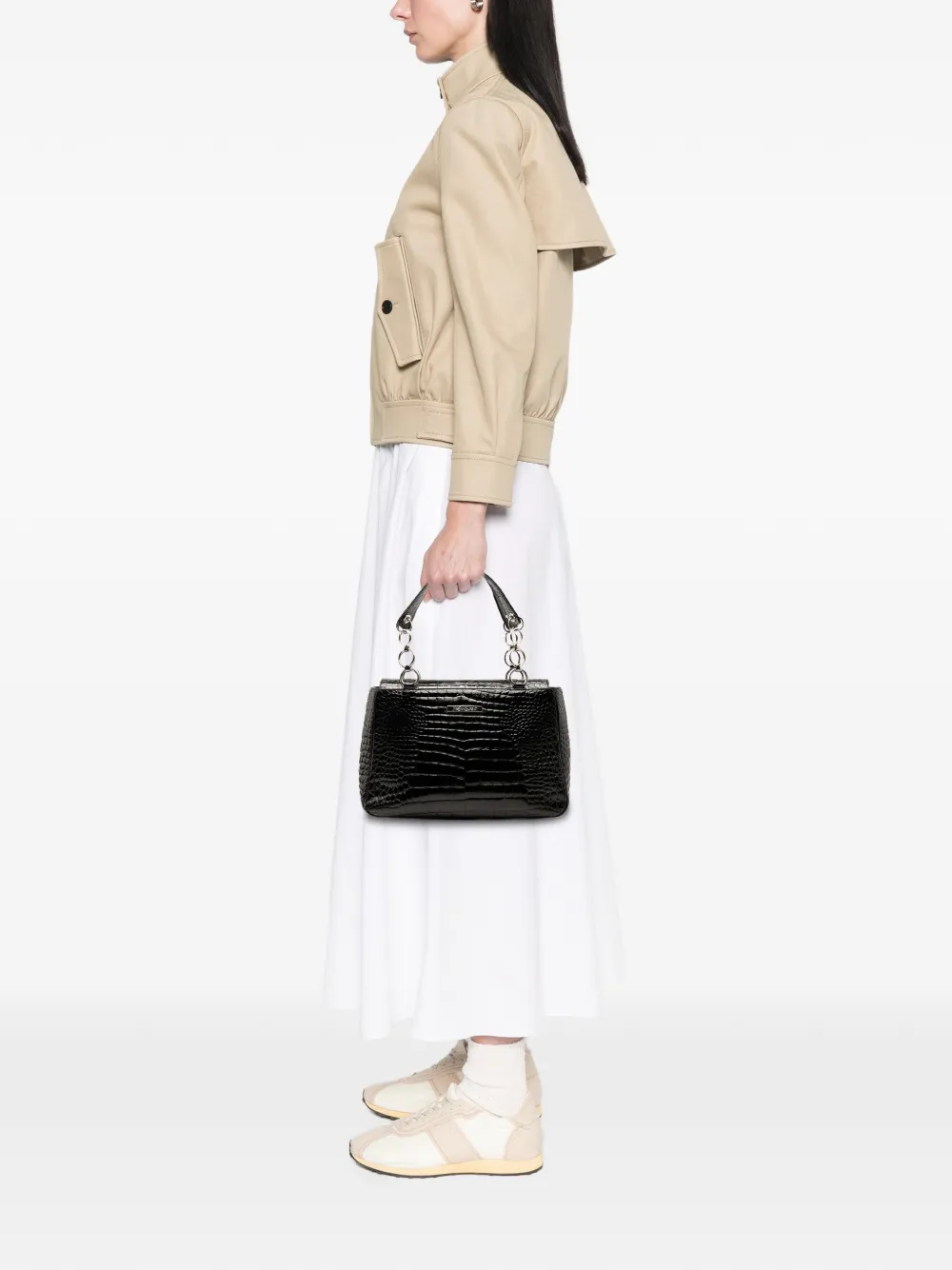 Saint Laurent Pre-Owned 2000-2012 Crocodile Embossed Leather Chain handbag | Estilos de archivo | Image 2