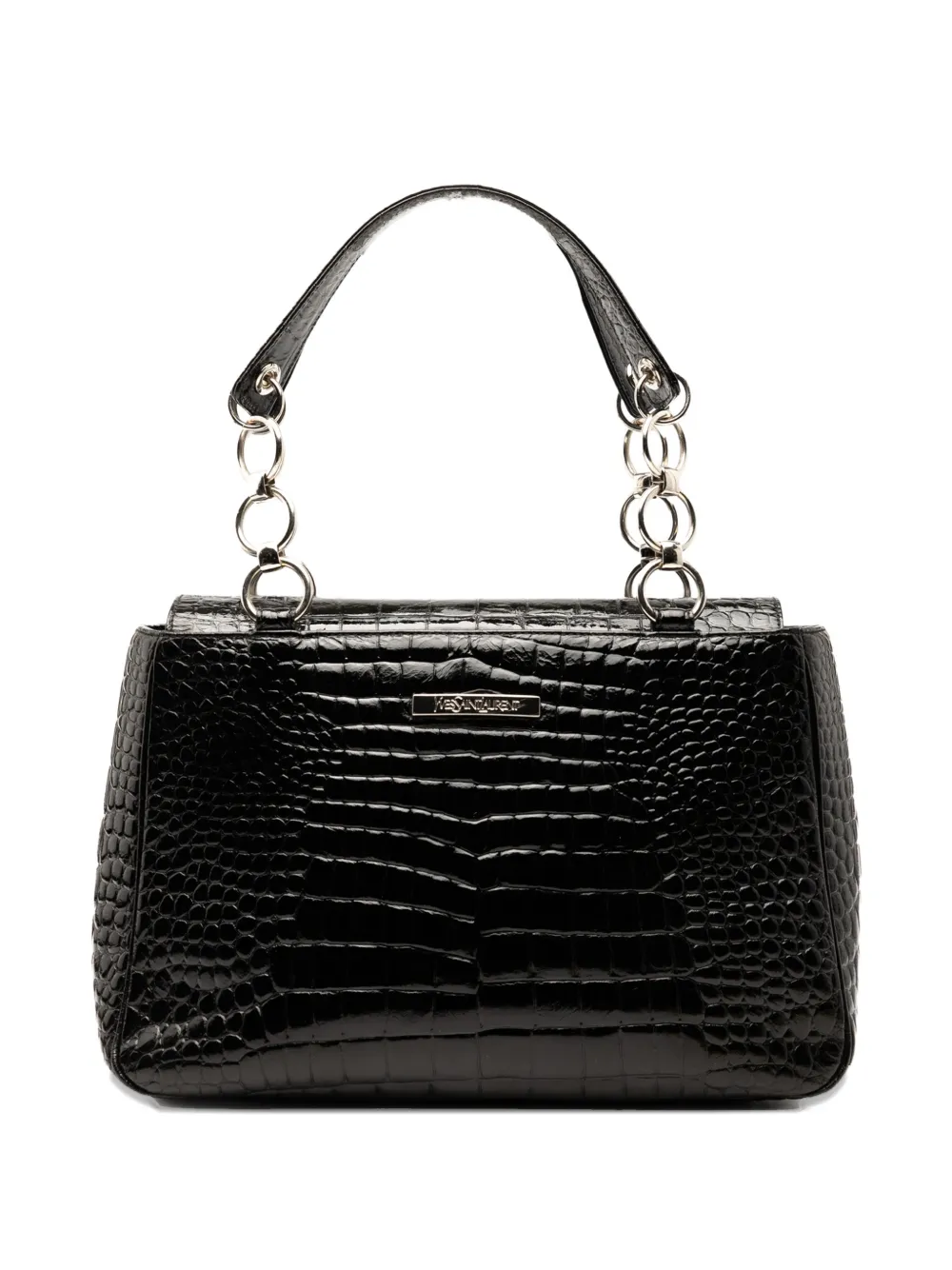 Saint Laurent Pre-Owned 2000-2012 Crocodile Embossed Leather Chain handbag | negro | Image 1