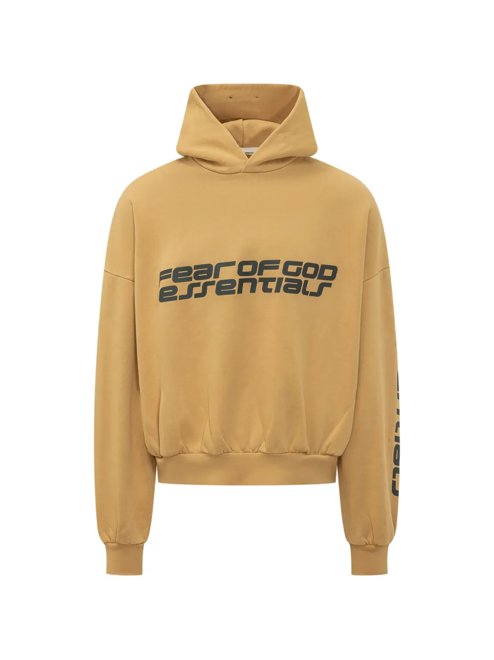 FEAR OF GOD ESSENTIALS logo-print hoodie - Toni neutri