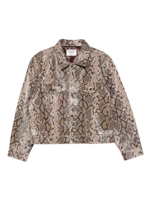 MIDNIGHT RODEO "1968" buttoned snakeskin-print jacket
