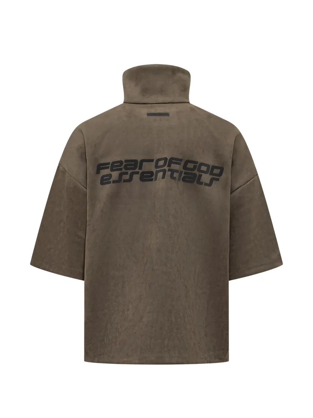  Fear Of God Essentials Short-sleeve Zip Jacket - Brown 