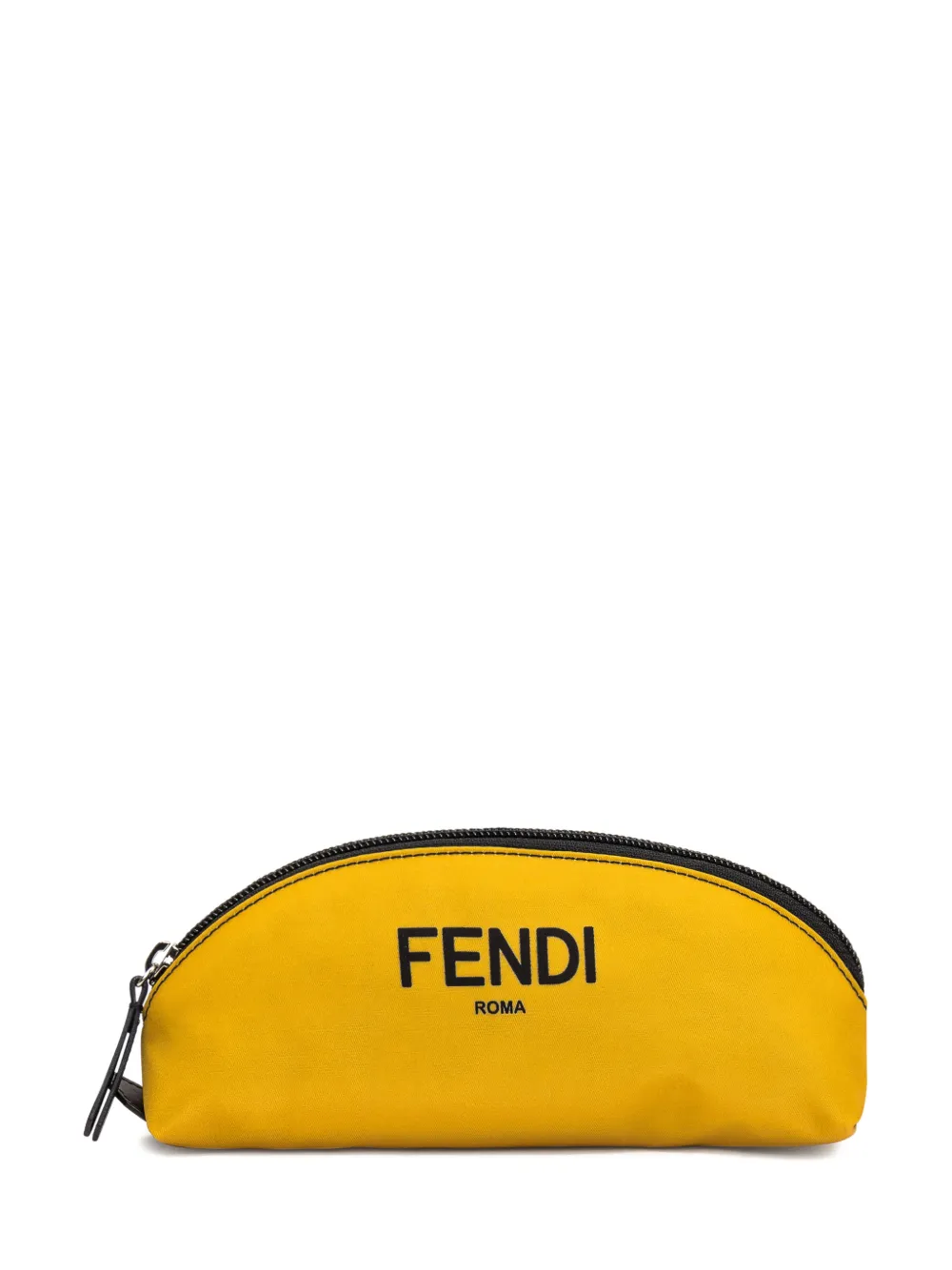 Fendi Kids Stiftehülle mit Reißverschluss - Gelb