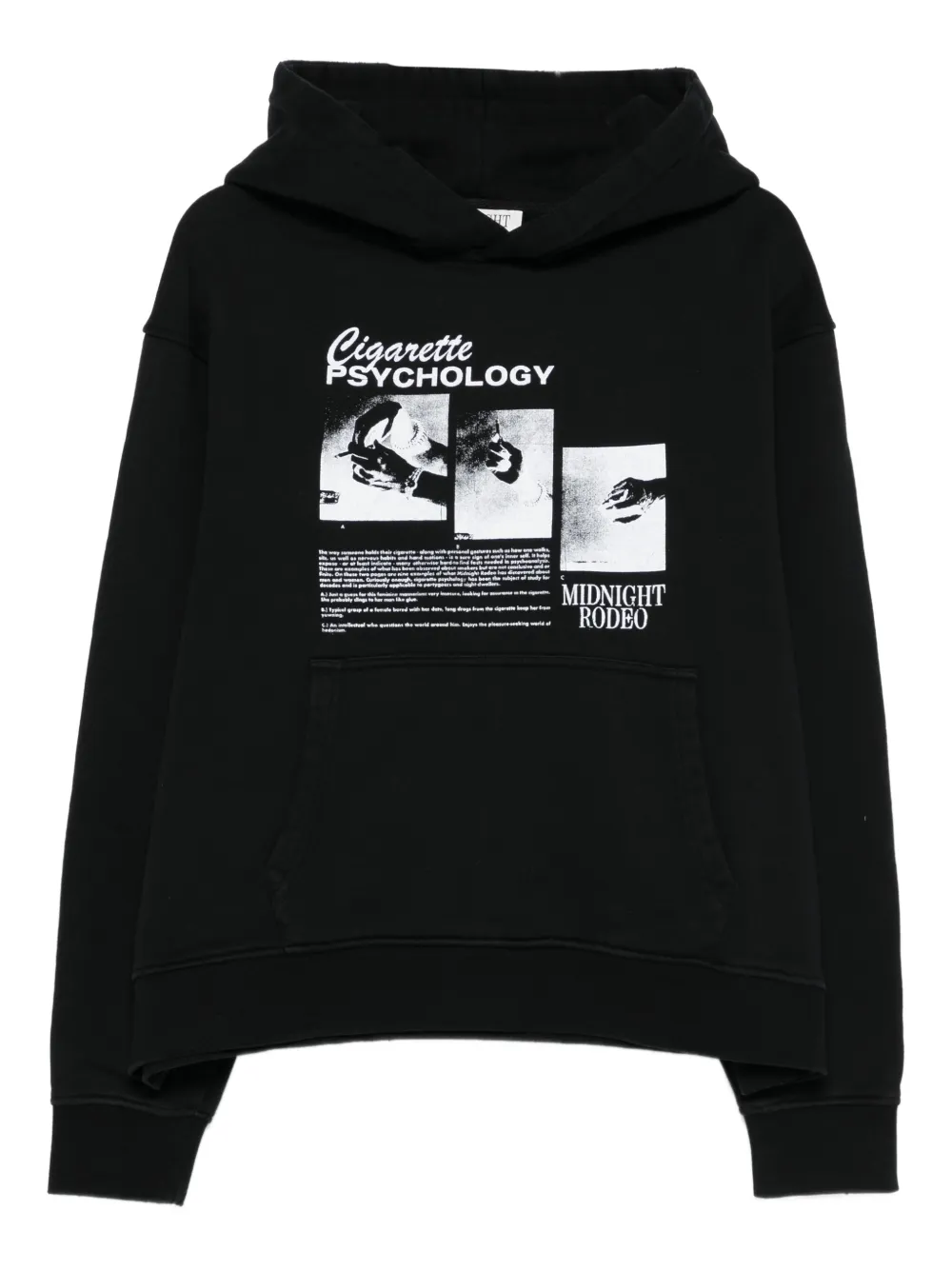MIDNIGHT RODEO hoodie à imprimé graphique - Noir
