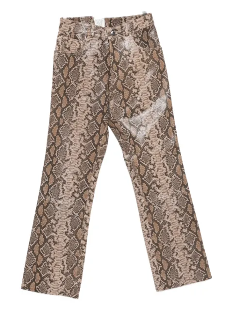 MIDNIGHT RODEO  "1968" snakeskin print trousers