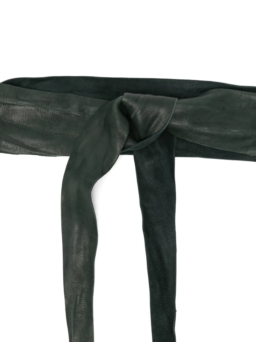  Sommet Tie Leather Belt - Green 
